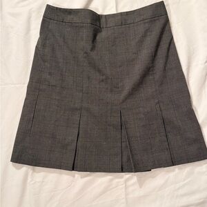 LOFT Charcoal A-Line Skirt